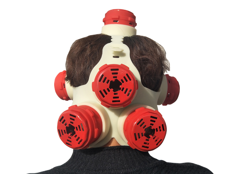 艾灸盒无烟灸具头部灸