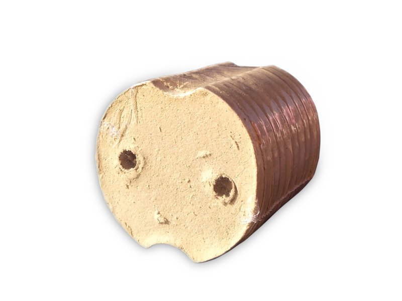 圆形缺角艾绒饼5.5*0.55CM